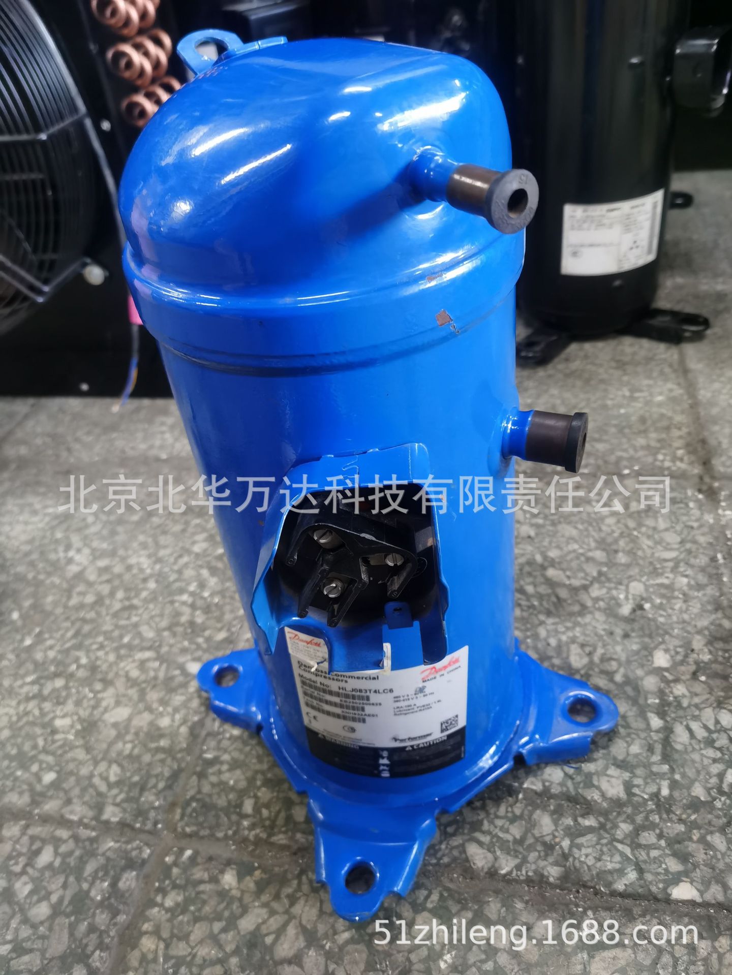 涡旋式压缩机HLJ083T4LC8中央空调及冷库制冷压缩机