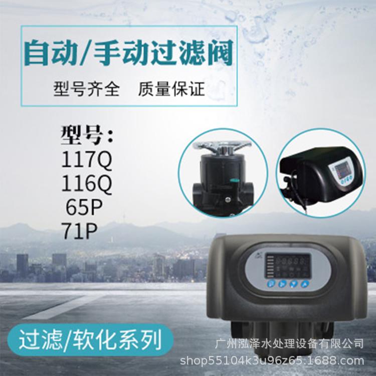 润新自动控制阀过滤软化阀净水多功能电子水处理控调节型可调式图片