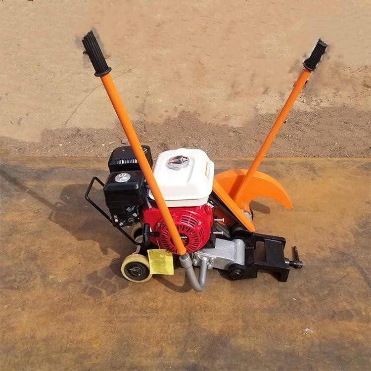 成德 便携式钢轨切割机 轨道切割机 小型内燃锯轨机