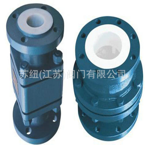 H40F浮球式止回阀_H44F46衬氟浮球式止回阀_浮球立式止回阀