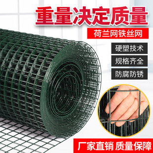 围栏网硬塑荷兰网钢丝网家用养鸡护栏围网加粗小孔户外铁网格网子