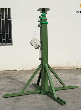 手摇多节式伸缩杆通信监控和照明升降杆7米9米杆Lighting Mast