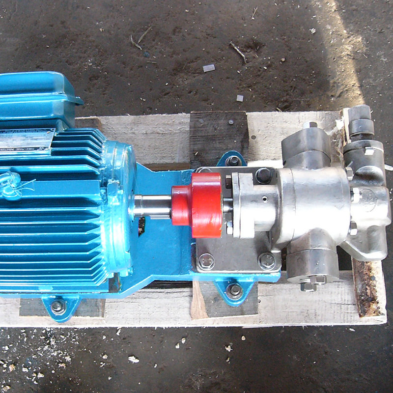 耐腐齿轮泵KCB135齿轮泵采用不锈钢泵体,齿轮和轴材质304