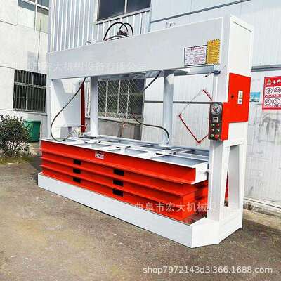 蜂窝芯板橱柜门定型压机一键式操作机体平稳50吨冷压机现货