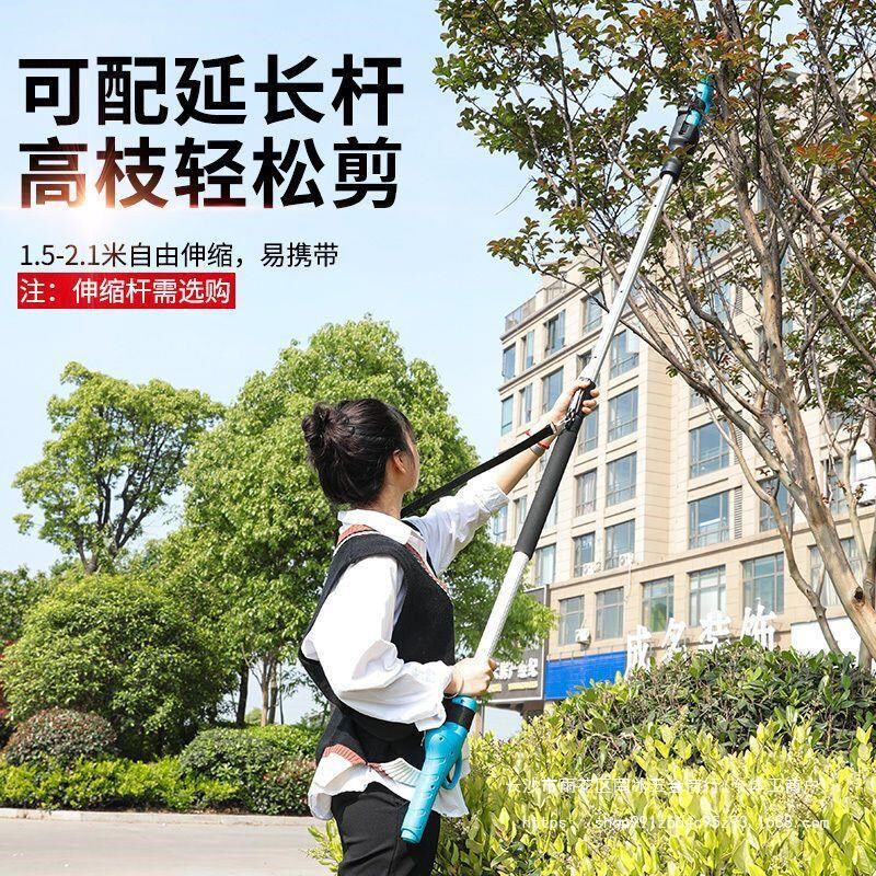 速发电动修枝剪功电式手持多充能园林果树剪无用家线电剪刀
