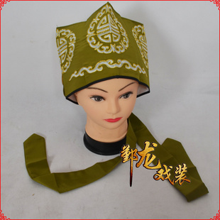 速发戏剧外曲京剧越剧老帽帽财主生地主帽绣花员戏帽老爷帽员外巾