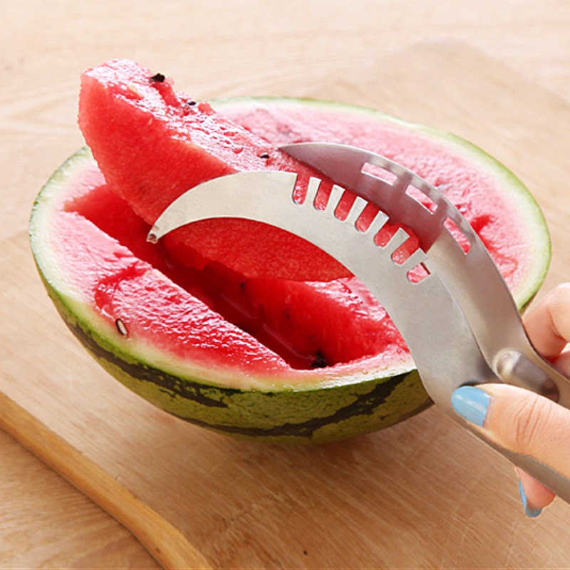 速发新款不锈钢切水瓜切片刀切片西果机分切割器水果分割器切果器