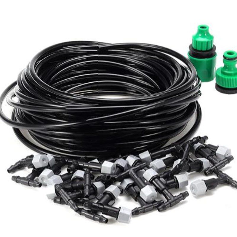 速发自动喷淋器单雾化微喷头装雾套喷浇花喷水温降除尘保湿