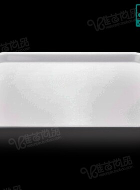 速发嘉宝密胺托B白色仿瓷盘子 性店一次酒用品盘 塑料盘子茶杯托