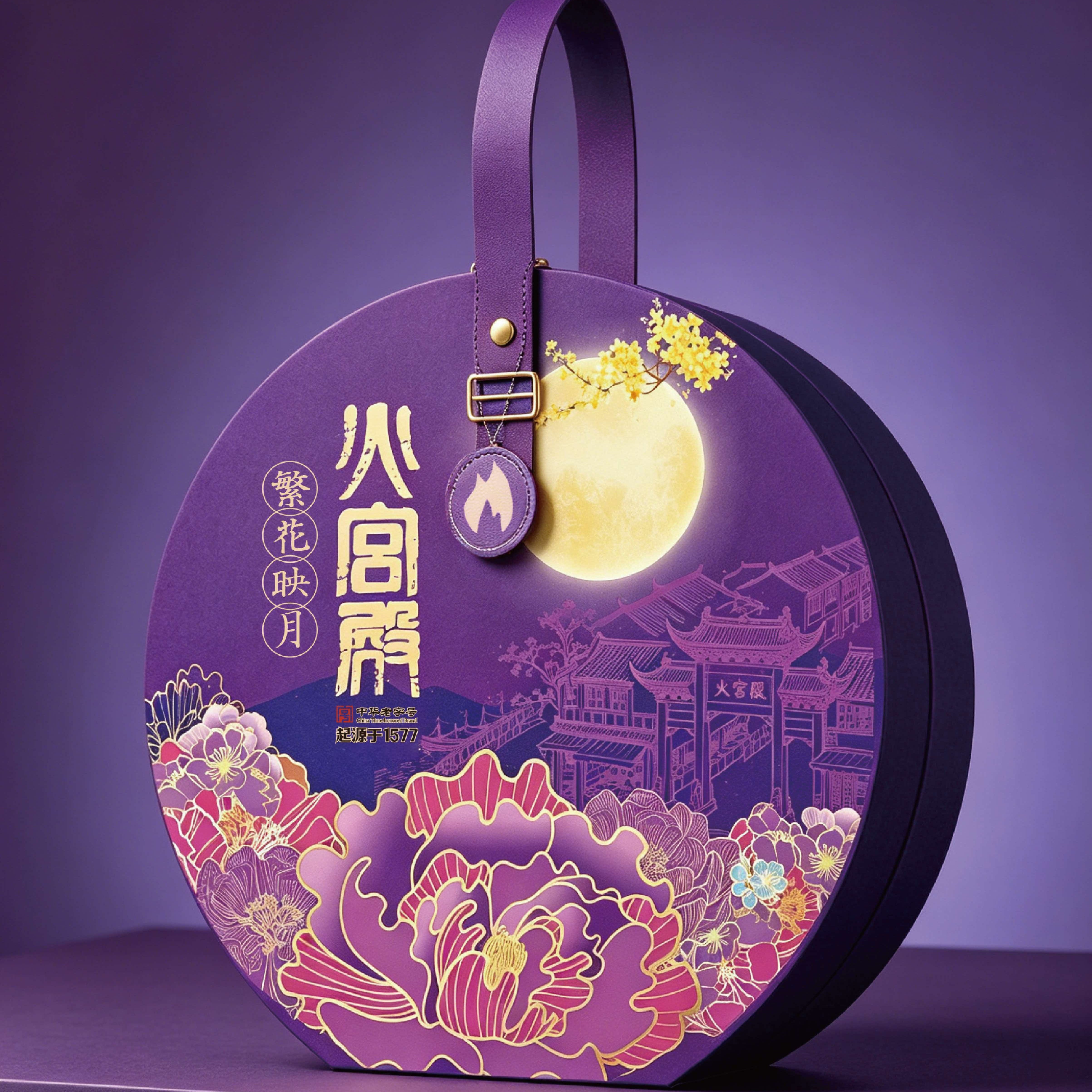 【团购福利】火宫殿御紫金桂月饼礼盒中秋团购送礼佳品 880g/盒