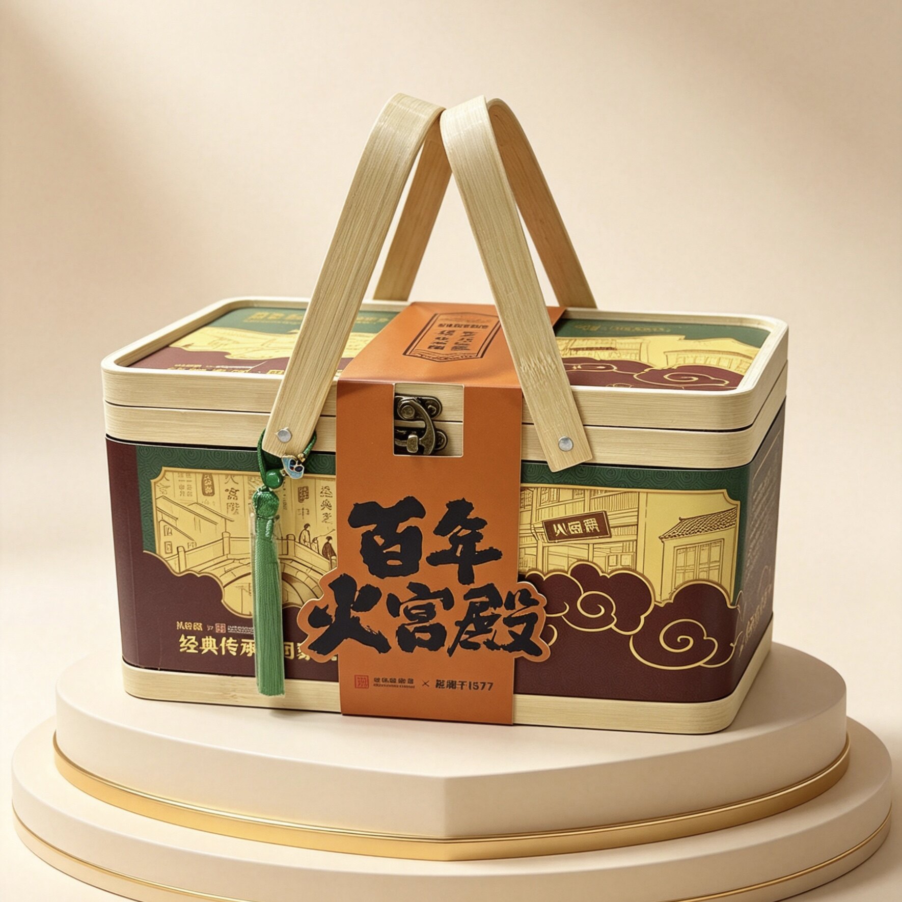 湖南特产 火宫殿 御品端阳粽子组合礼盒 团聚共享送礼 1.39kg/盒