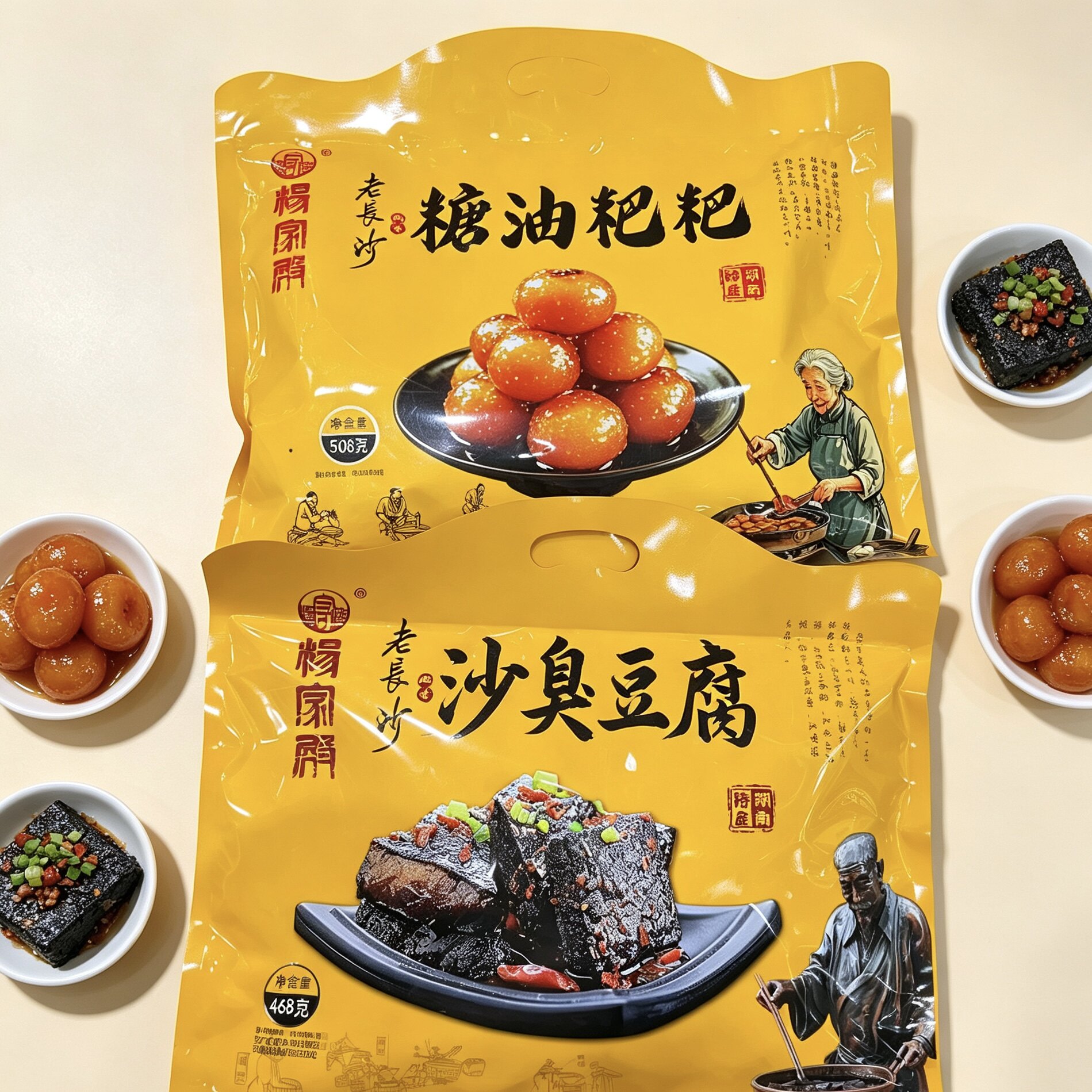 湖南特产杨家殿糖油粑粑臭豆腐东江鱼儿时怀旧办公室追剧零食小吃