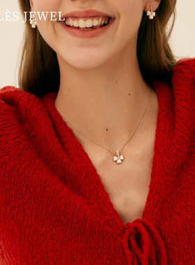 幸运草爱心锁骨链精致百搭