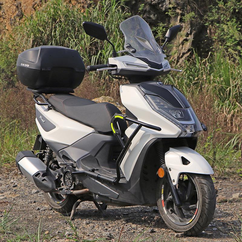 适用三阳火凤凰fnx150保险杠后货架改装xs150t-2a保护杠挡风配件