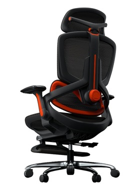 速发sitz精一ET人体工学椅电脑椅久坐办公椅脚踏电竞椅靠背升降椅