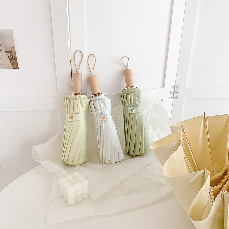 雨伞女生晴雨两用彩胶p折叠伞遮阳太阳伞防晒防紫外线轻便易携加