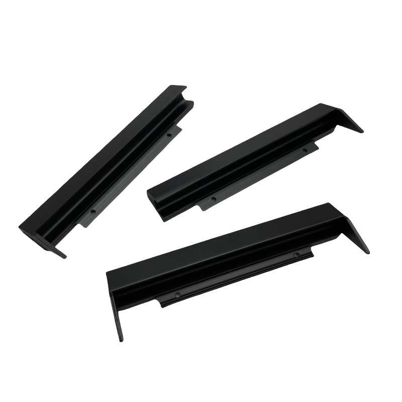 意式隐形拉手衣橱柜门隐形把手25板轻奢poliform嵌W入式开槽暗扣