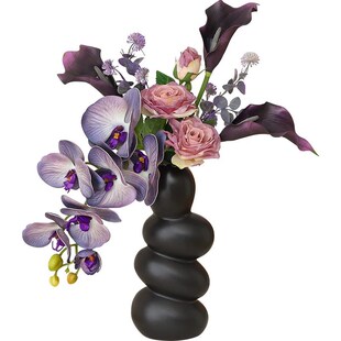 蝴蝶兰把束设计师假花仿真花摆件客厅装饰花餐桌仿生干花插花高档