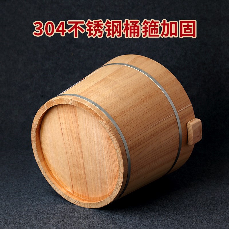 香椿木实木泡脚桶加厚足浴桶家用C过小腿原木无油漆泡脚木桶洗脚
