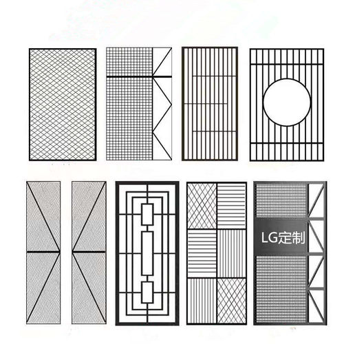 背景墙吊顶入户装饰铁艺菱形网格片铁丝网架工业风屏风镂空隔断墙