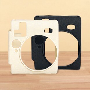 富士拍立得mini99硅胶保护套相机包皮质相机收纳保护相机壳