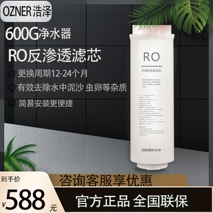 浩泽净水器家用直饮机600G 专用滤芯 800G大通量过滤净水机原装