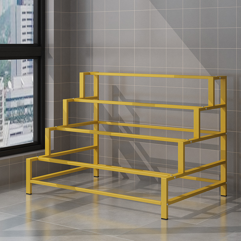 花店展示架d阳台铁艺客厅落地花架多层鲜花专用架子花瓶花束花盆