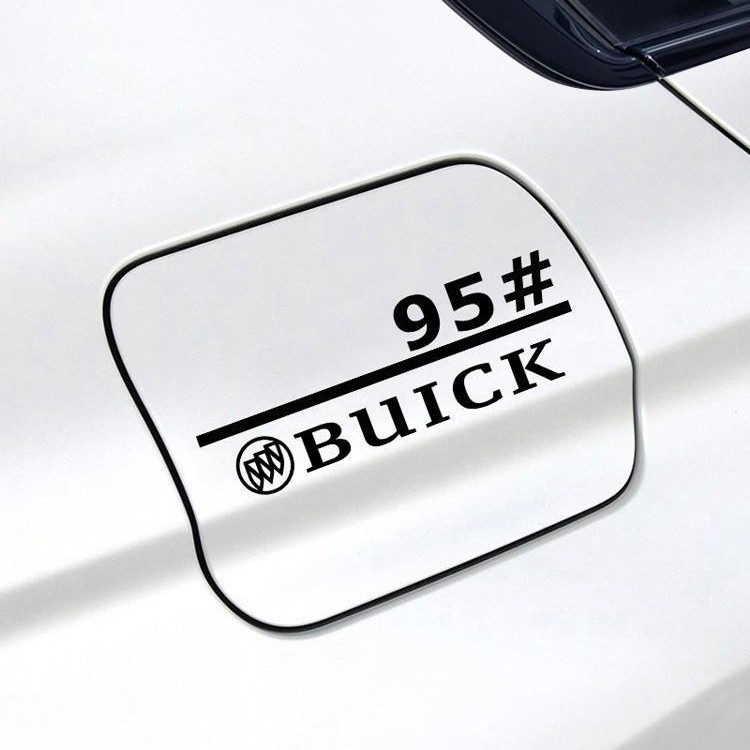 适用别克凯越威朗英朗昂科威君威君越油箱盖车贴92号加油个性贴纸