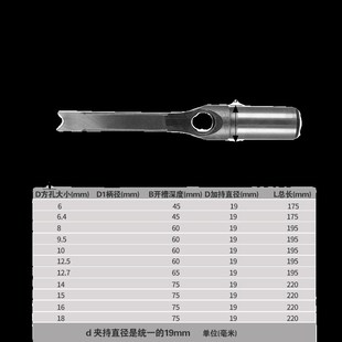 木工方孔开孔器钻头打榫机榫卯神器开方形工具大全方孔钻固定支架