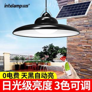 太阳能庭院灯家用户外防水阳台走廊凉亭室外照明房檐农村屋檐吊灯