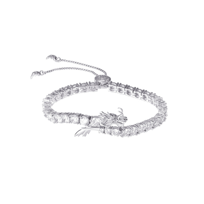 APORRO 龙1系列龙形网球设计感小众手链 潮流百搭个性送礼