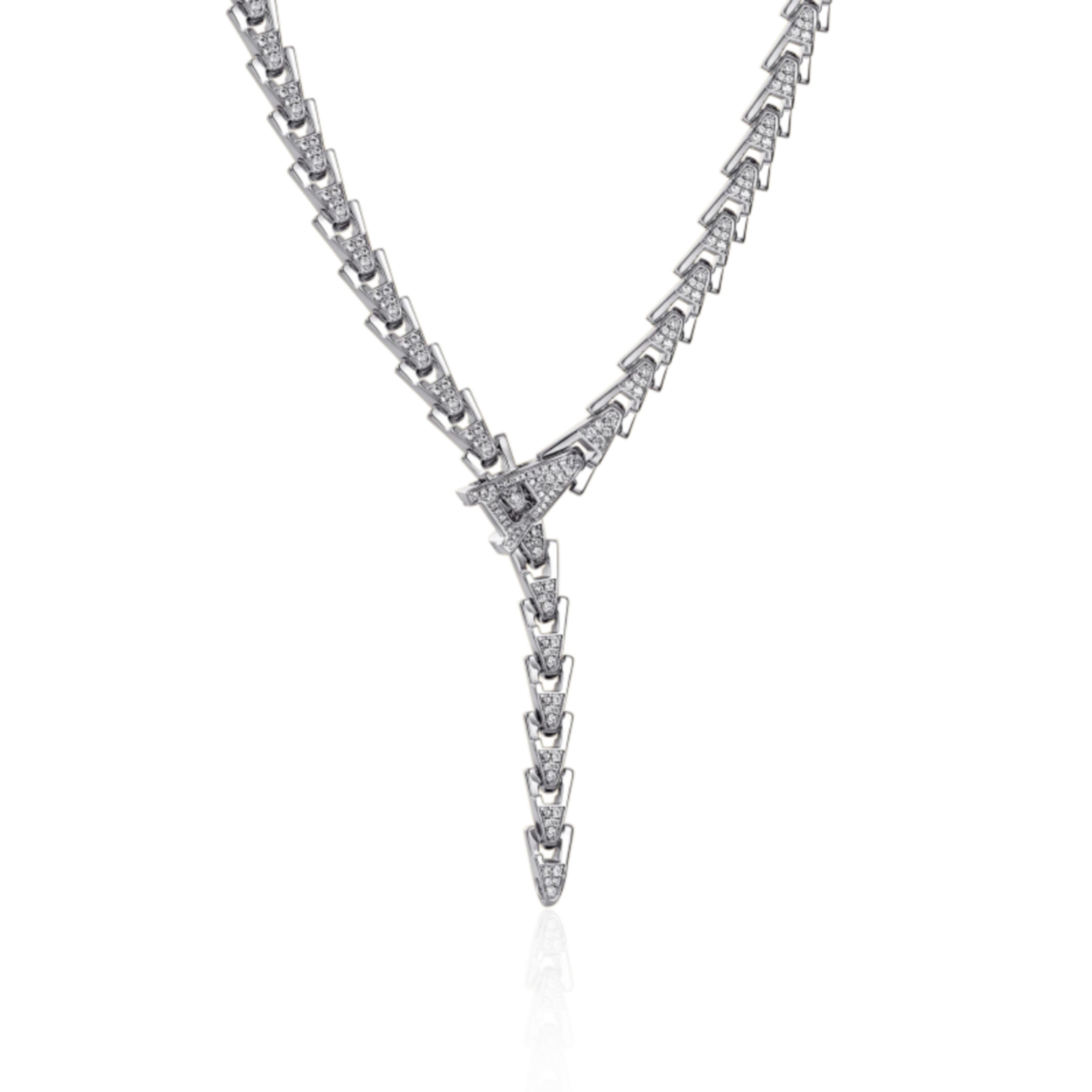 APORROA系列8mm满镶锆石项链