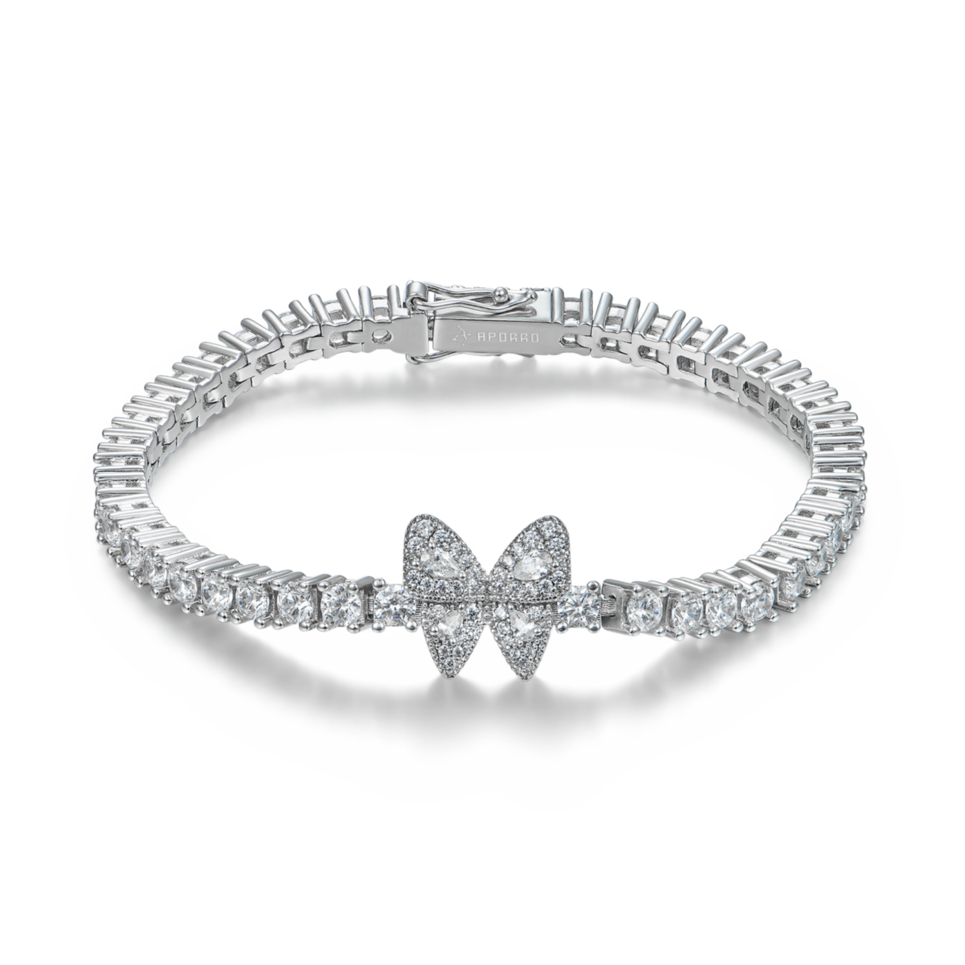 APORRO蝴蝶系列珠边蝴蝶网球手链