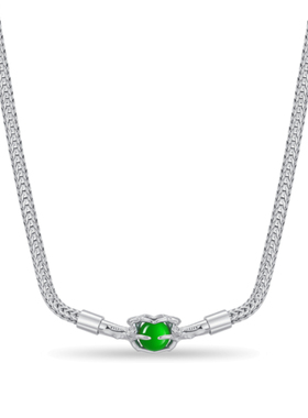 APORRO【新款发售】WONG II 龙系列龙爪光金玉珠时尚锁骨项链-6mm