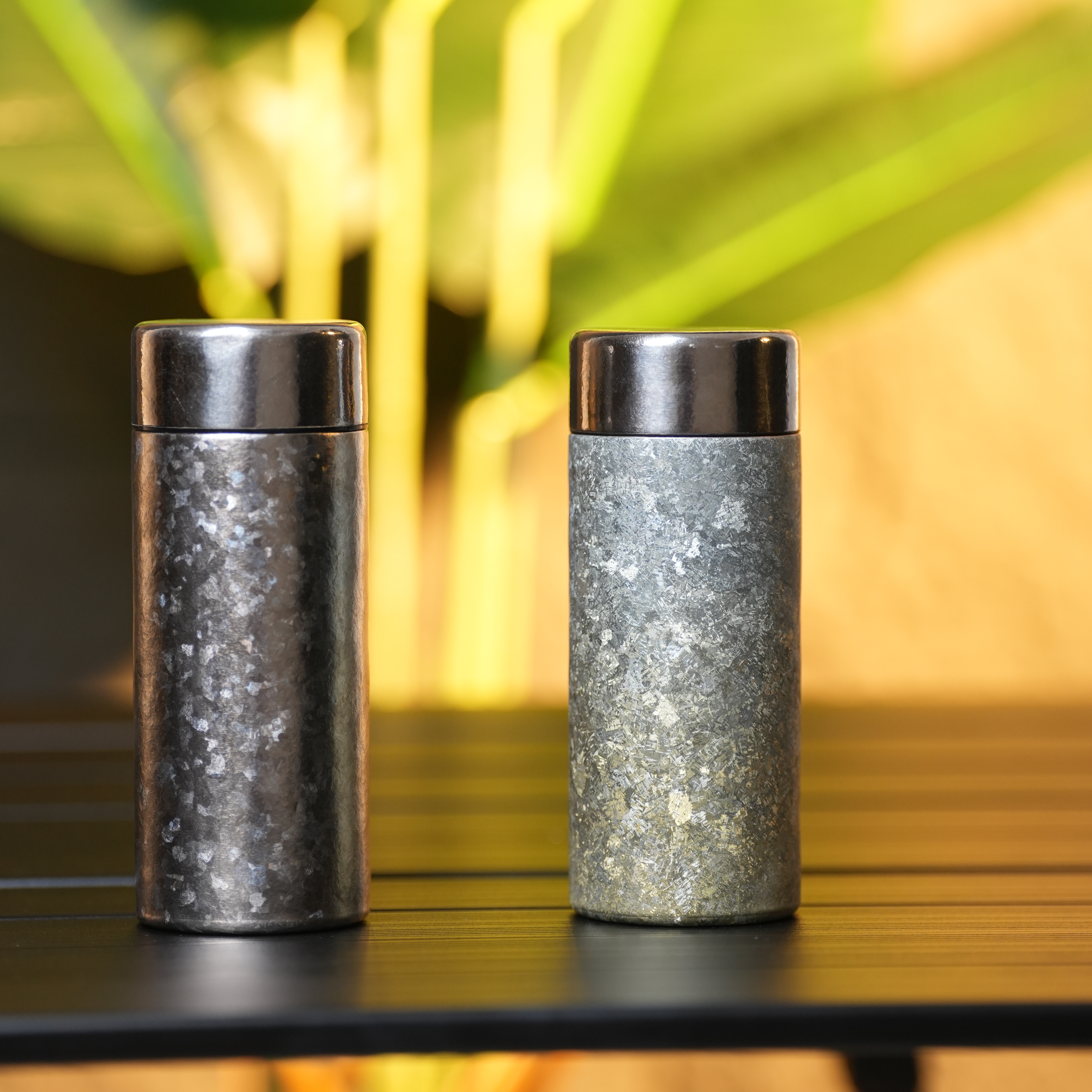 远山象内外纯钛保温杯220ml口袋杯便携迷你钛杯水杯户外露营杯