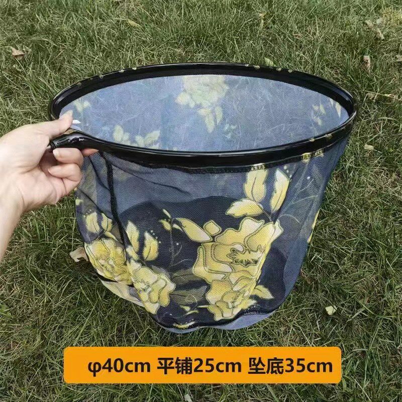 速发黑坑专用黑金抄网头鱼护网头防轻速干网抄超挂超硬一体防跳捞