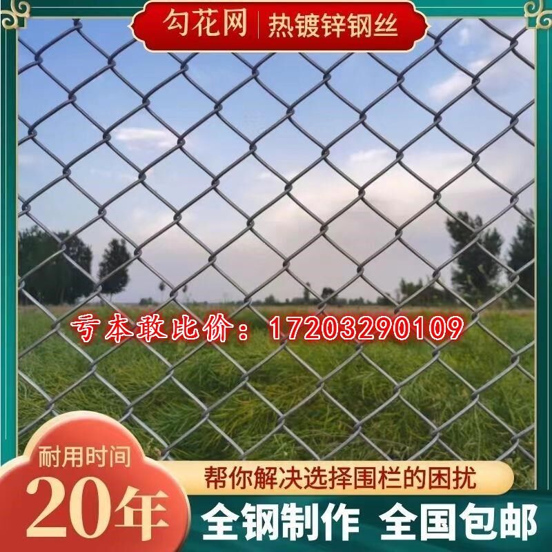 速发新疆包邮热镀外铁丝网围栏网养鸡狗牛羊养殖网勾花网网丝钢户