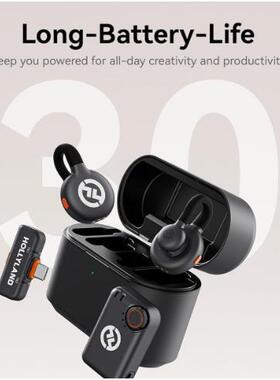 德国2025新款Hollyland Lark M2S Wireless Lavalier Microphone