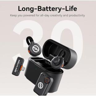 德国2025新款Hollyland Lark M2S Wireless Lavalier Microphone