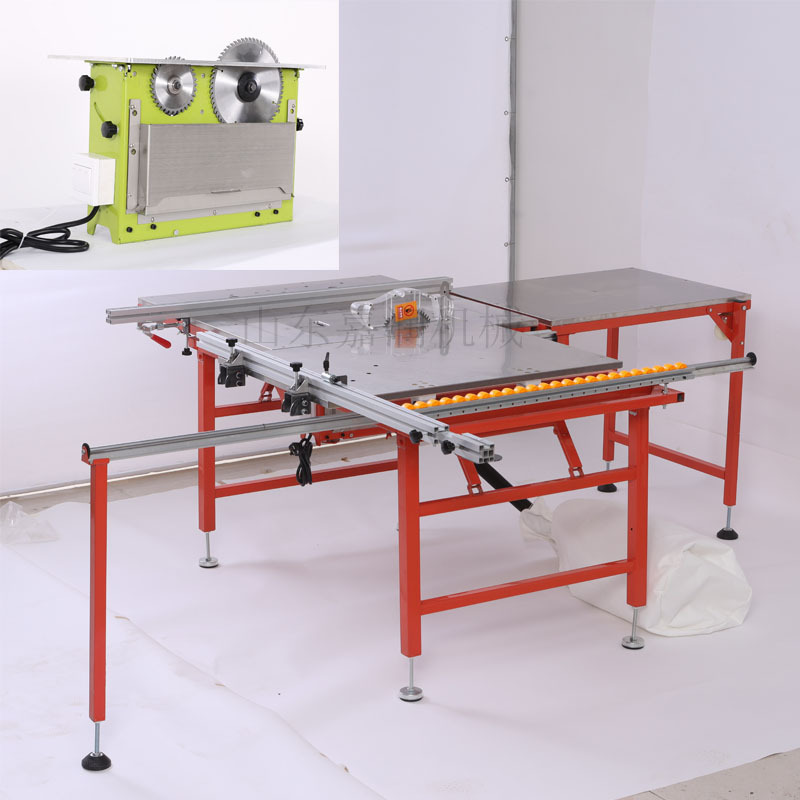 电动小型无尘子母锯 多功能吸尘木工子母锯 推台式折叠子母锯