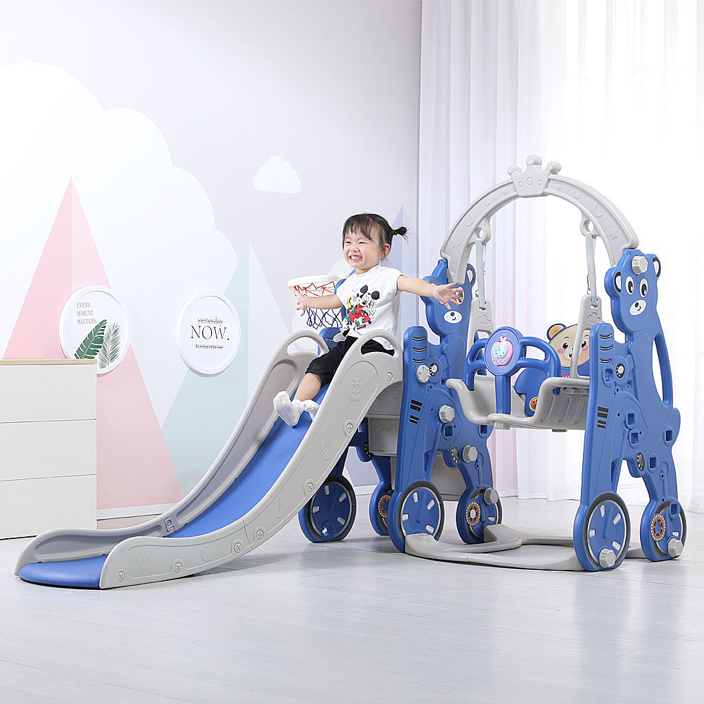 滑滑梯秋千组合儿童室内家用幼儿园宝宝游乐场小型小孩多功能玩具