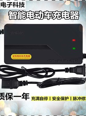 速发电动车A瓶48V12电H20AH60V7充V80V84V6V智能2满自停