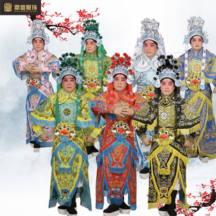 影视武生将军男大靠 古装 男改良靠文明 戏曲服出舞台演装 速发戏装