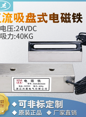 速发直流长方形电磁AXD铁-85/25/20K盘式磁铁强力磁铁吸力60吸G