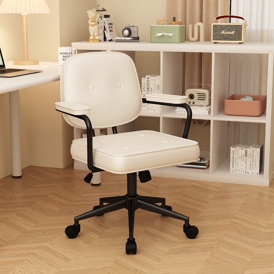 速发电脑椅子家用书适舒房书桌靠背转椅生卧室久坐公服升降办舒座