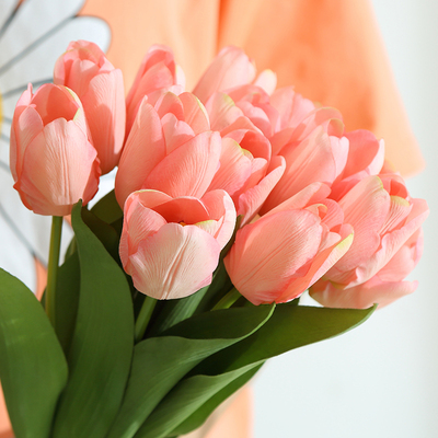 速发郁保香花手感金装绢花餐桌假花花束茶几家居客厅湿饰摆设