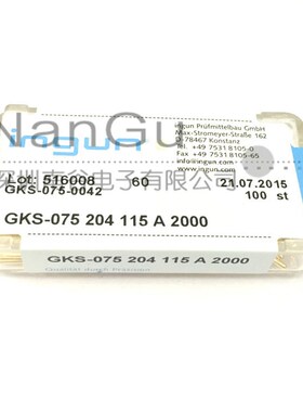 速发SK4 GKS075204A2000 A测800四镀金 爪P2试针 igu英钢探针