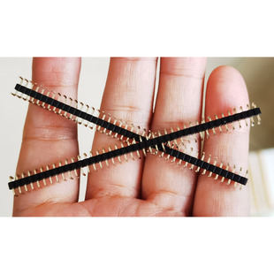 铜针 1X40P 镀金0.8U微黄2. 02.54MM间排 整包 MM间距 速发距针