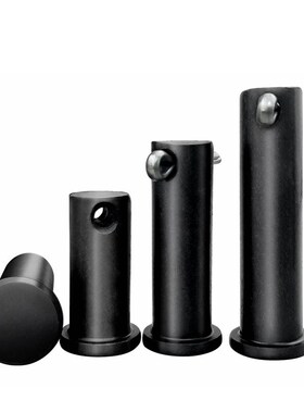 速发GB882黑色平头带孔销轴圆柱2孔销钉4销M插M6M8M10M1带M0销