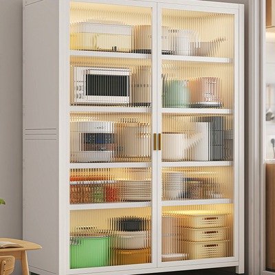 厨房置物架落地多层收纳柜置物储物柜子多功能家用橱柜碗柜餐边柜